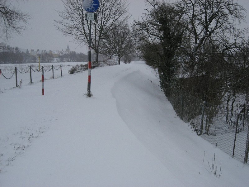 Schneeverwehung Mannheim